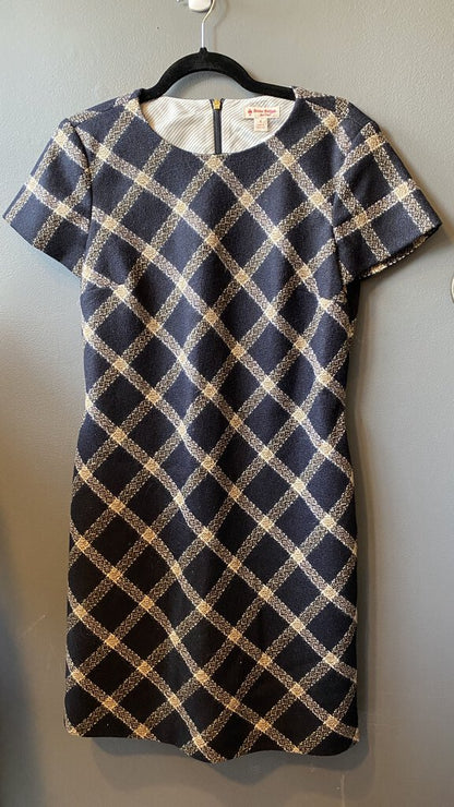 Wool Windowpane Aline Dress