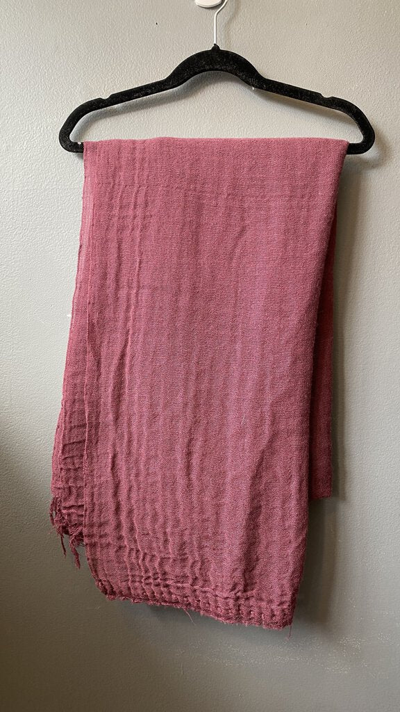 Unfinished Edge Cashmere Wrap