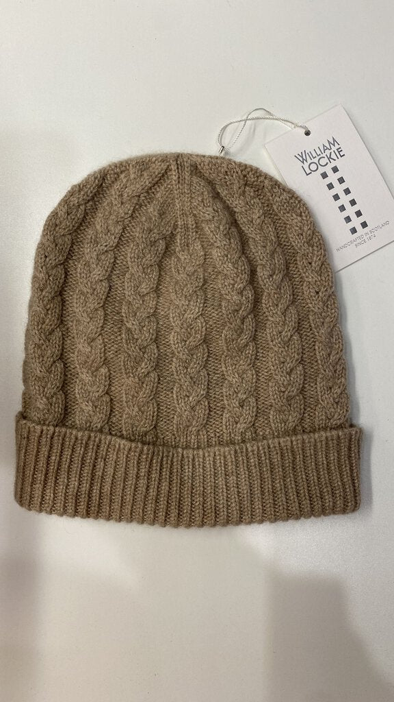 Cableknit Cashmere Beanie Hat