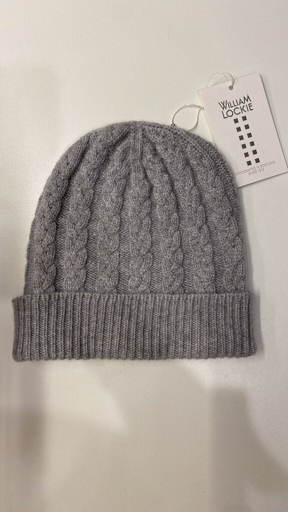 Cableknit Cashmere Beanie Hat