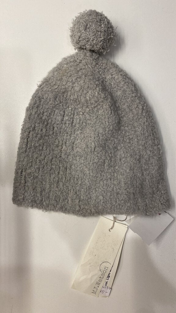 Pom Cashmere Wool Beanie Hat