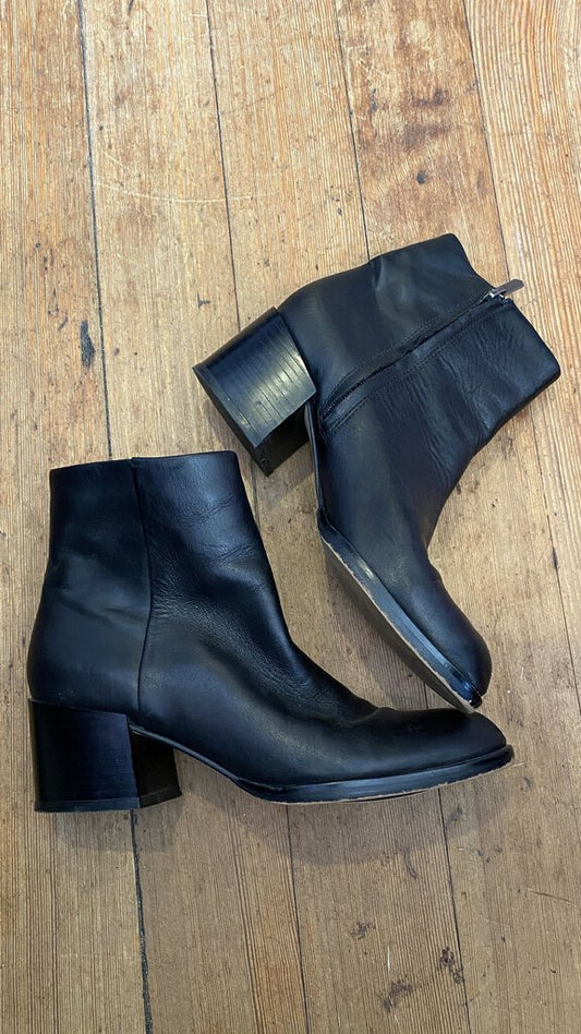 Block Heel Booties