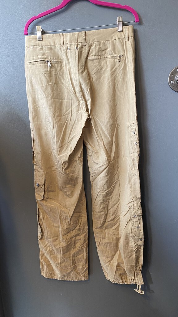 Cargo Silk Cotton Pants