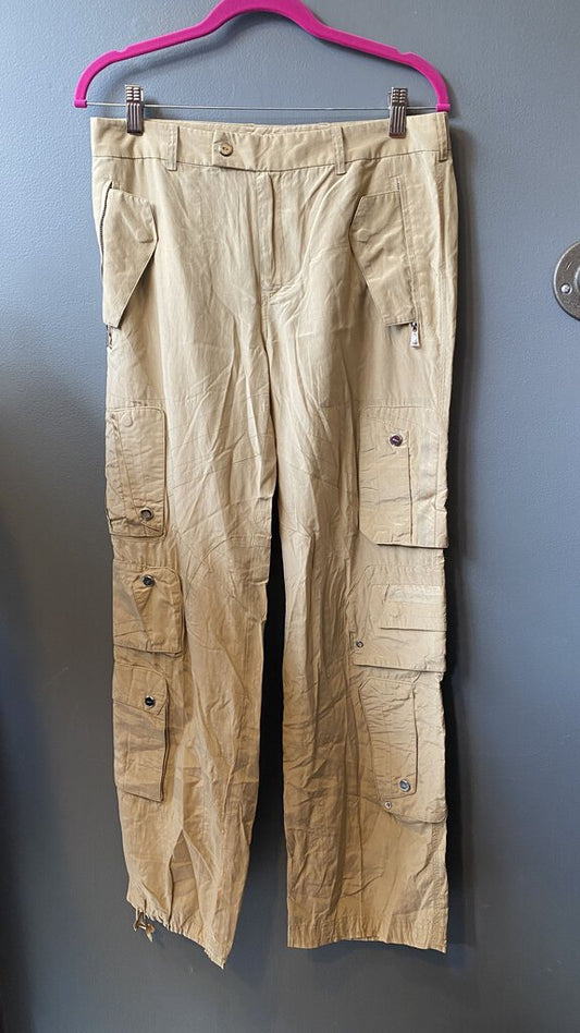 Cargo Silk Cotton Pants