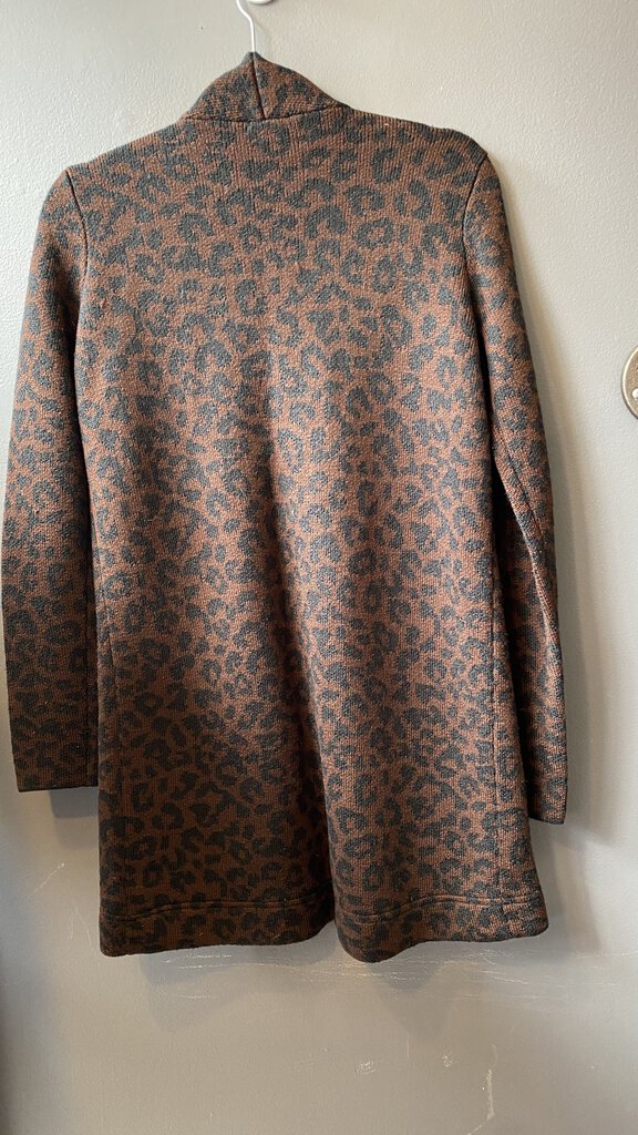 Leopard Long Cardigan Sweater