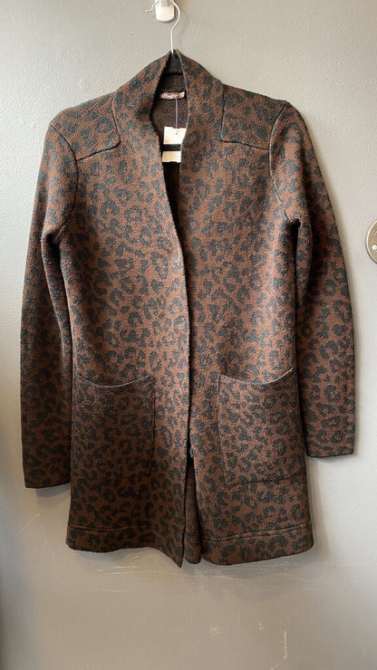 Leopard Long Cardigan Sweater