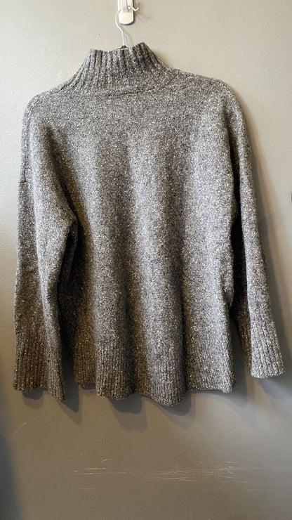 Speckled Funnelneck WoolBlend Sweater