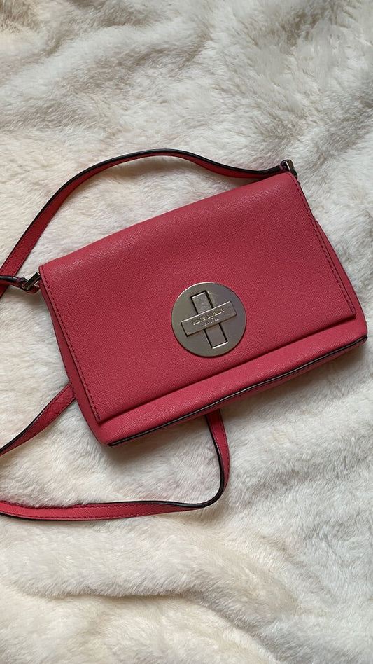 Saffiano Turnlock Mini Crossbody