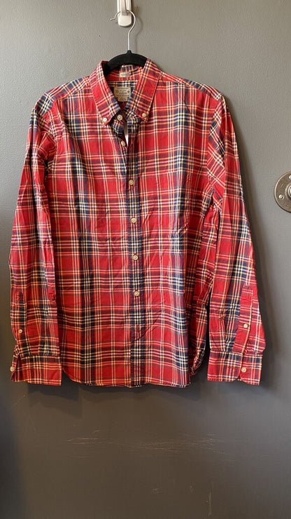 Plaid Cotton Button Down