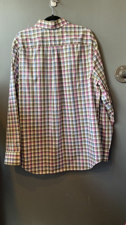 Plaid Non Iron Button Up