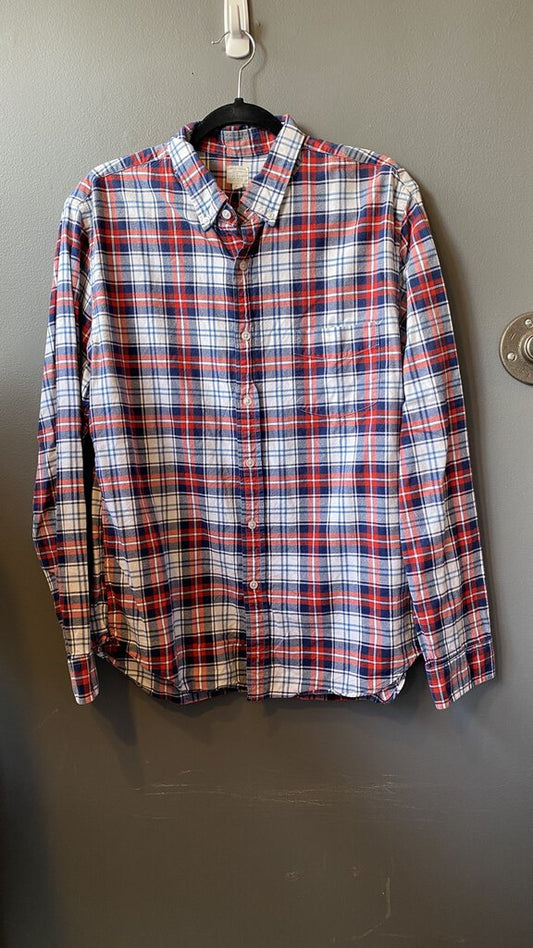 Plaid Oxford Button Down