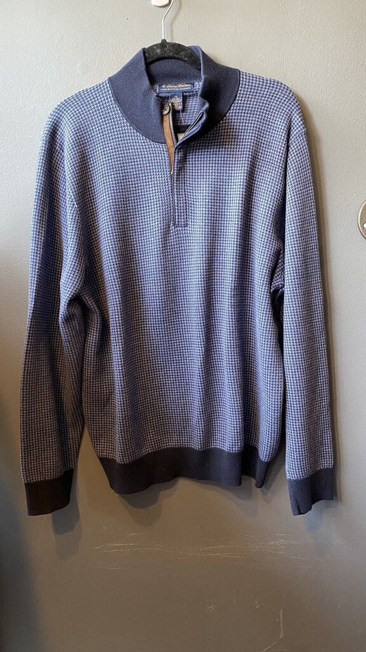 Pima Cotton Cashmere 1/4 Zip Sweater