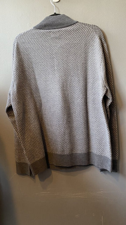 Merino Herringbone Henley Sweater