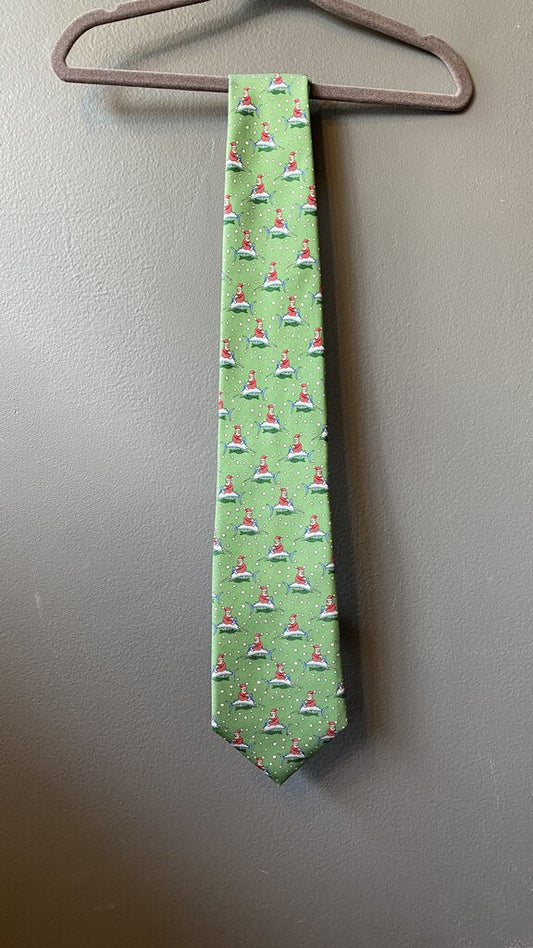 Santa Tuna Silk Tie