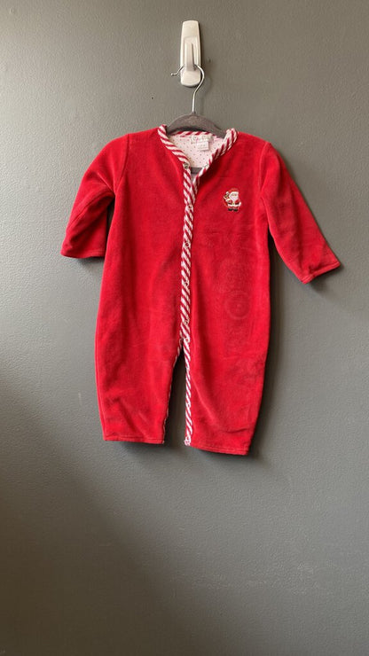 Velvet Santa Onesie