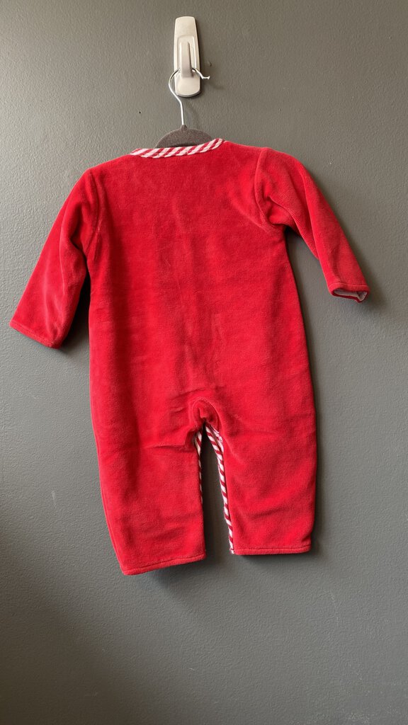 Velvet Santa Onesie