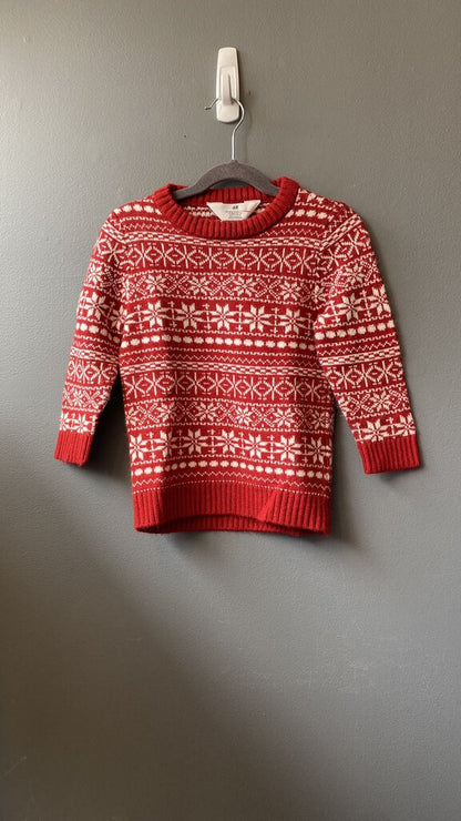 Fair Isle Red Sweater