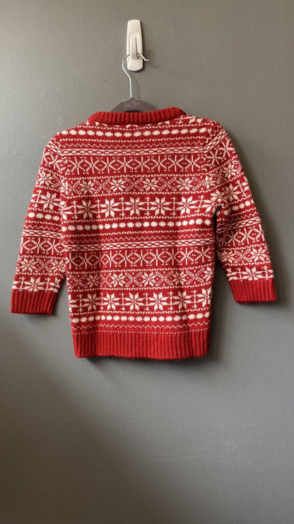 Fair Isle Red Sweater