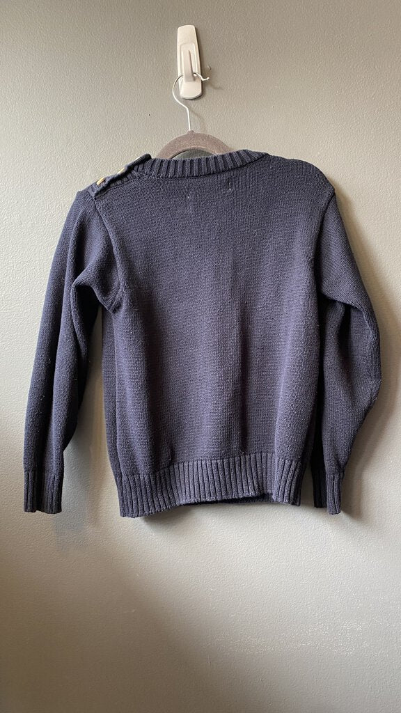 Cotton Anchor Crewneck Sweater