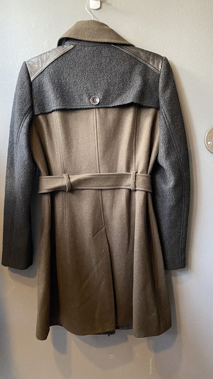 WoolBlend Belted Peacoat