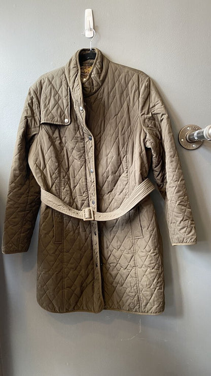 Quilted Belted Coat