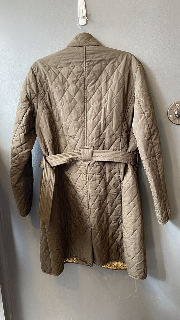 Quilted Belted Coat