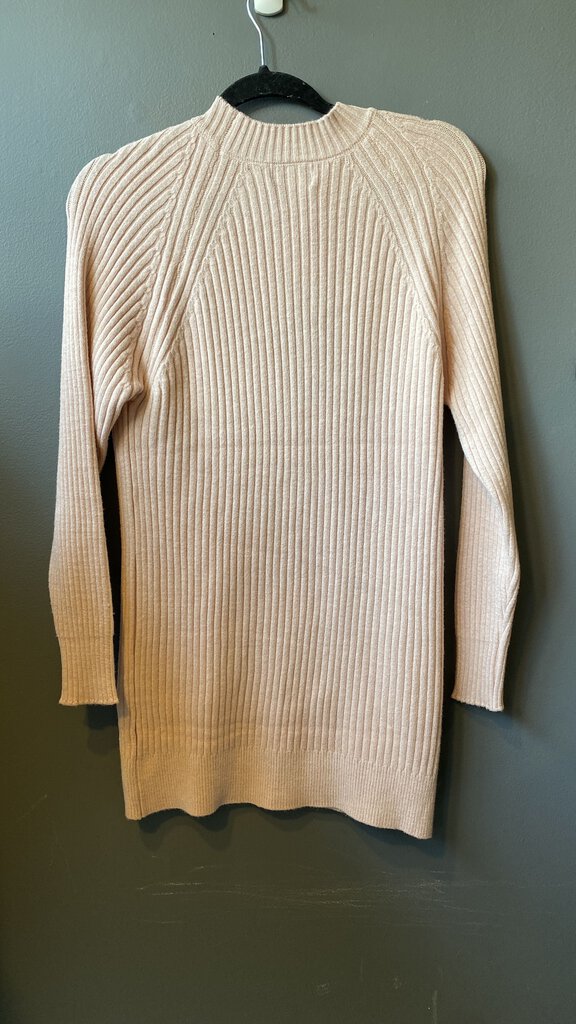 Mockneck Cashmere Tunic Sweater