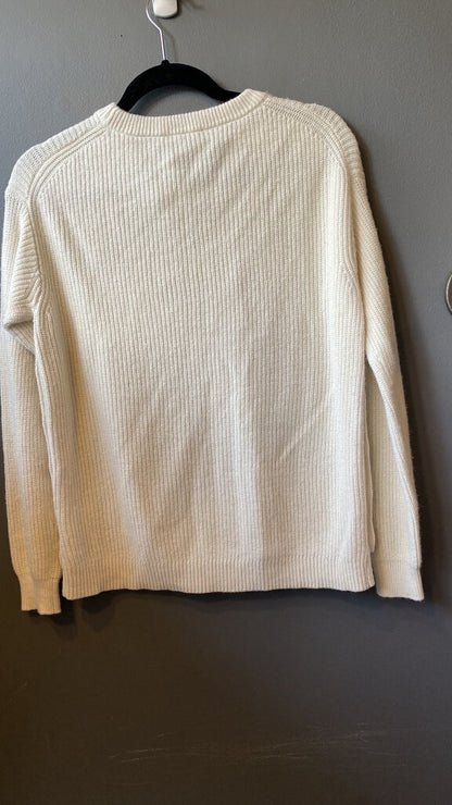 Ribbed Button Side Cashmere Sweater