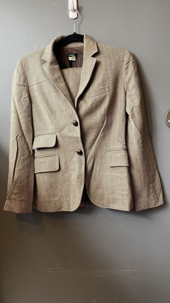 Herringbone Vintage Wool Blazer