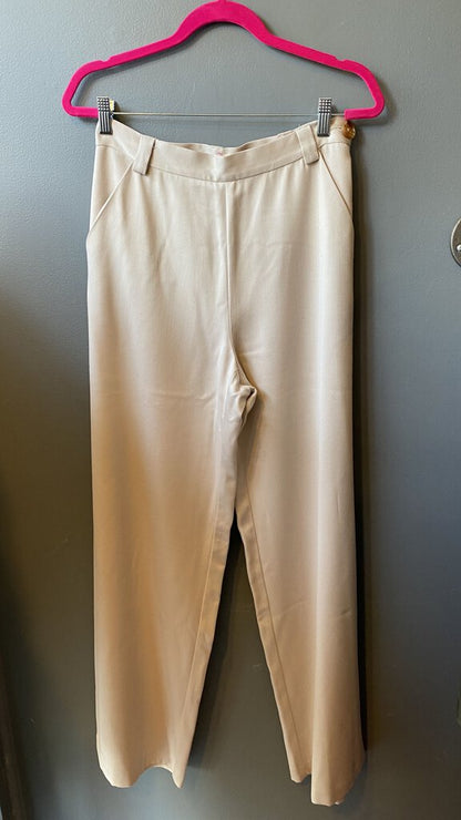 Wide Leg High Rise Pants