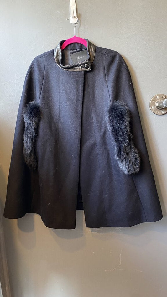 Fur Trim Cape