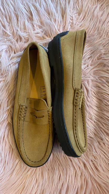 Suede Vibram Sole Loafers