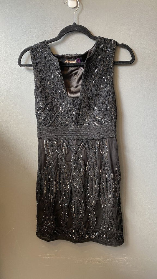 Sequin Mini Sheath Dress