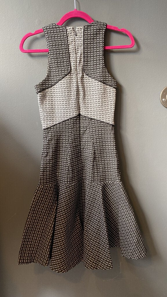 Pattern Drop Waist Dress