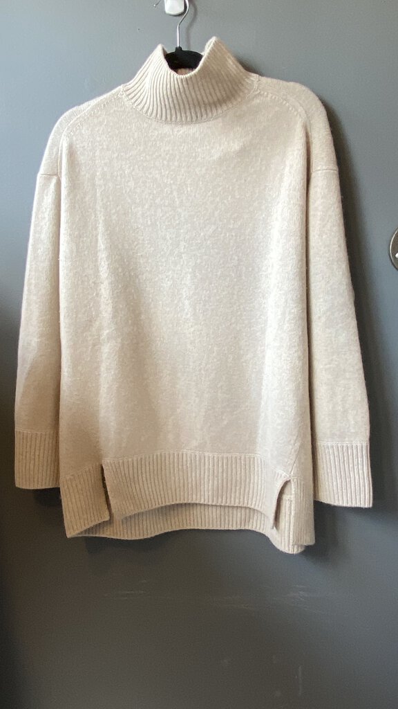 Cashmere Funnelneck Tunic Sweater