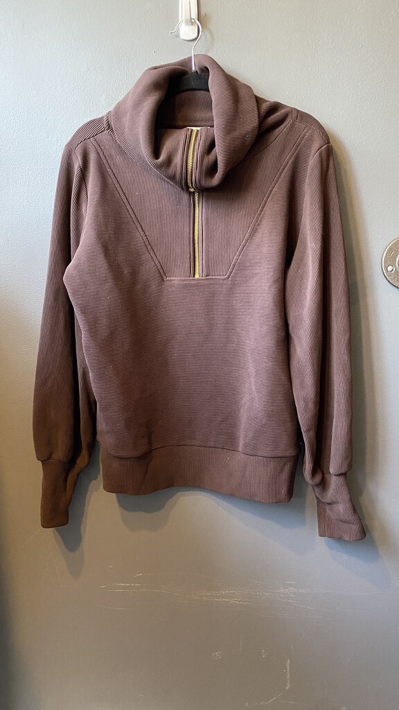 Ribbed 1/2 Zip Pullover