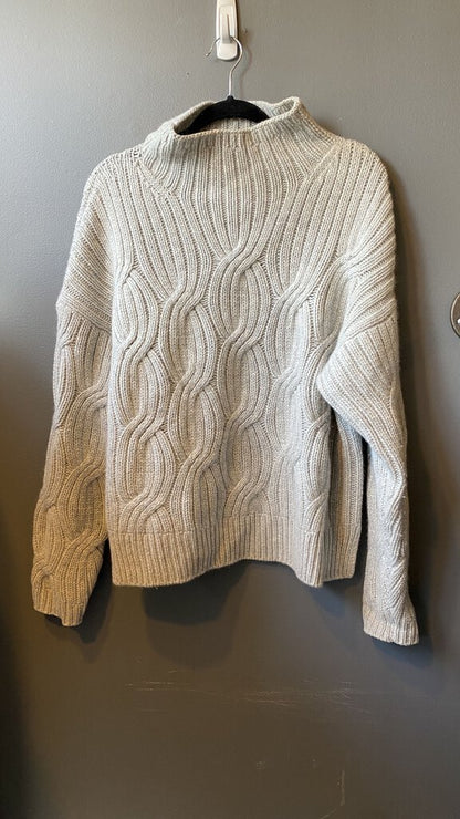 Cashmere Cable Funnelneck Sweater