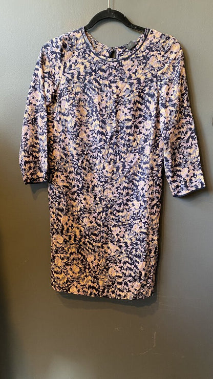 Silk Printed Shift Dress