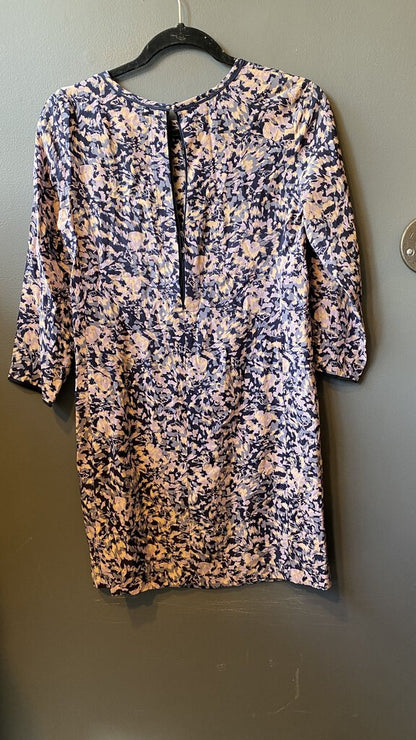 Silk Printed Shift Dress