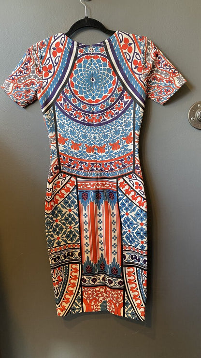 Printed Sheath Dress