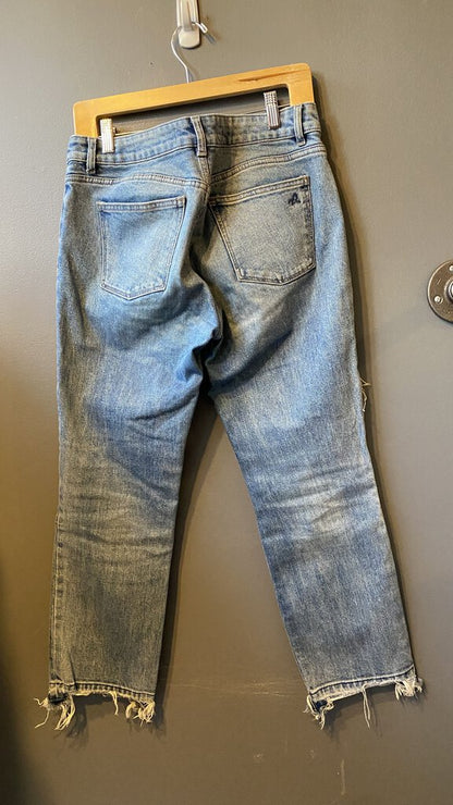 Mara Distressed Straight Jeans