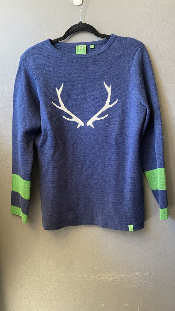 Antler Motif Sweater