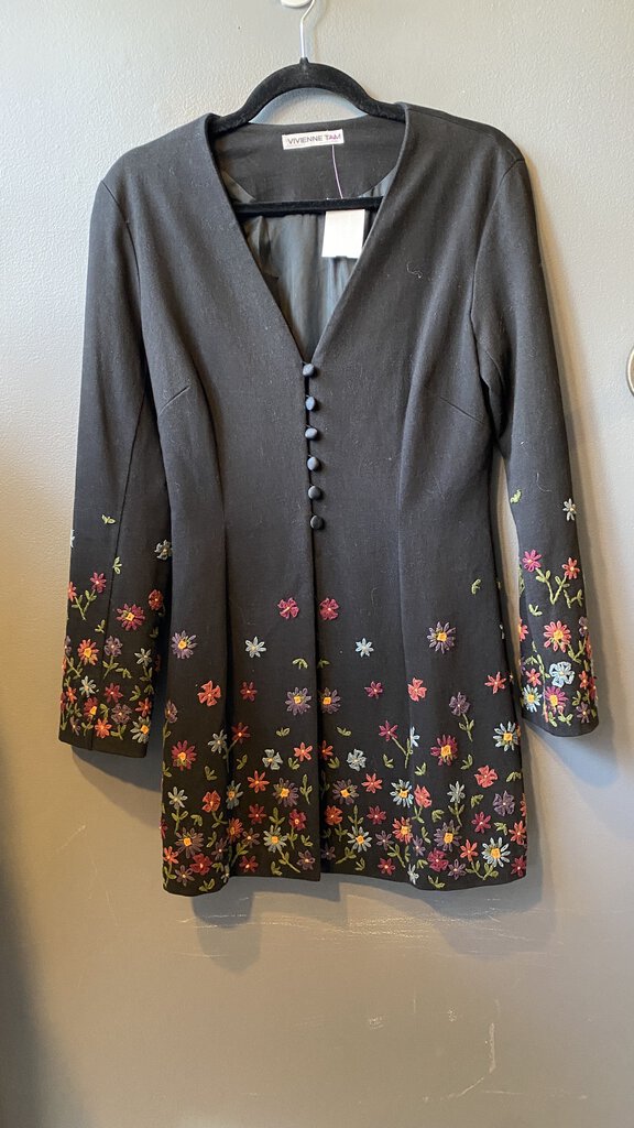 Embroidered Long Jacket