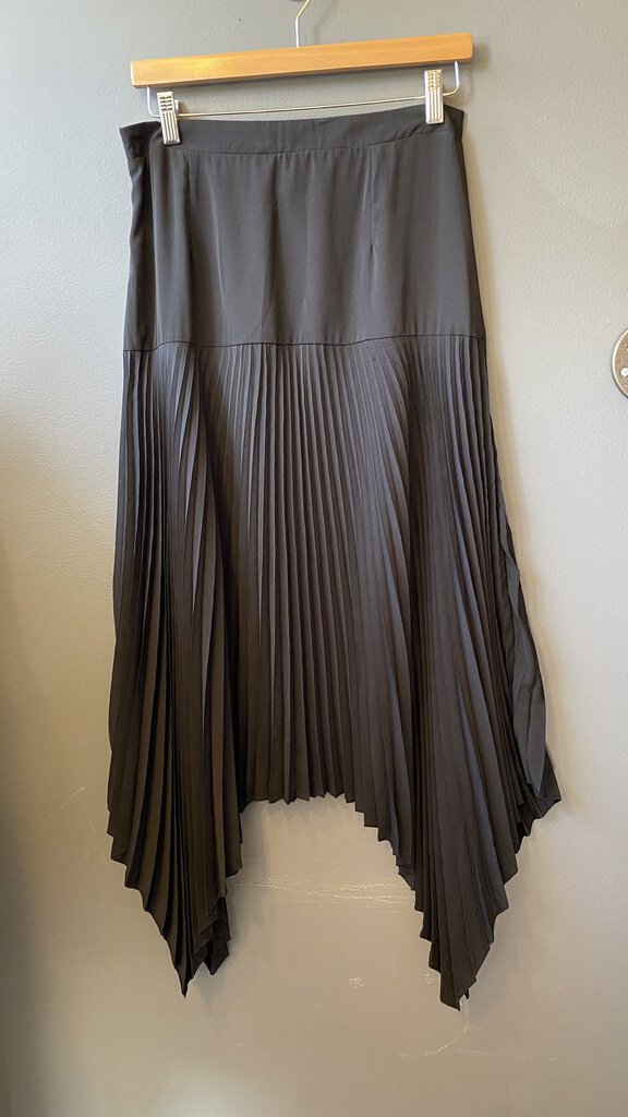 Pleated Midi Skirt