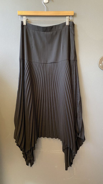 Pleated Midi Skirt