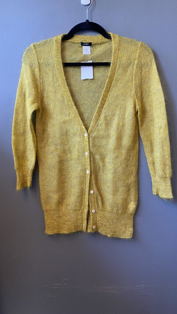 MohairBlend Cardigan Sweater