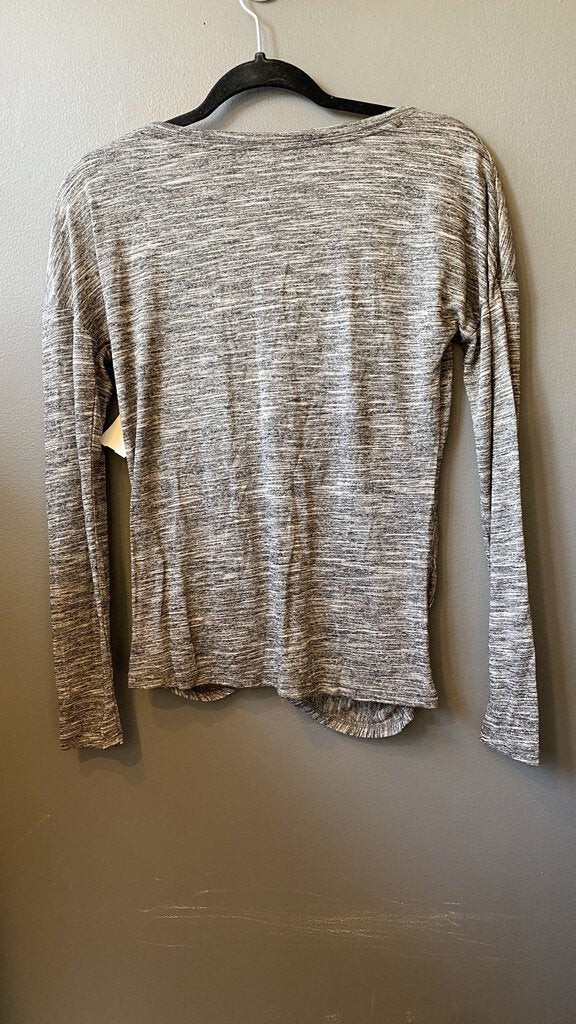 Heathered Knot Front Longsleeve Tee