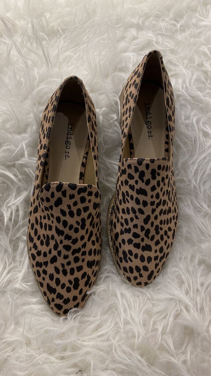 Leopard Flat Slip On Shoes