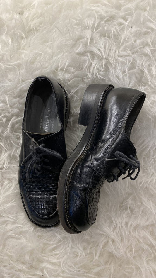 Woven Leather Lace Up Shoes (UK3.5]