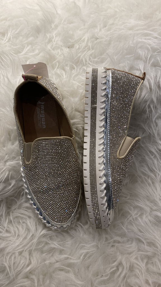 Rhinestone Slip On Sneakers